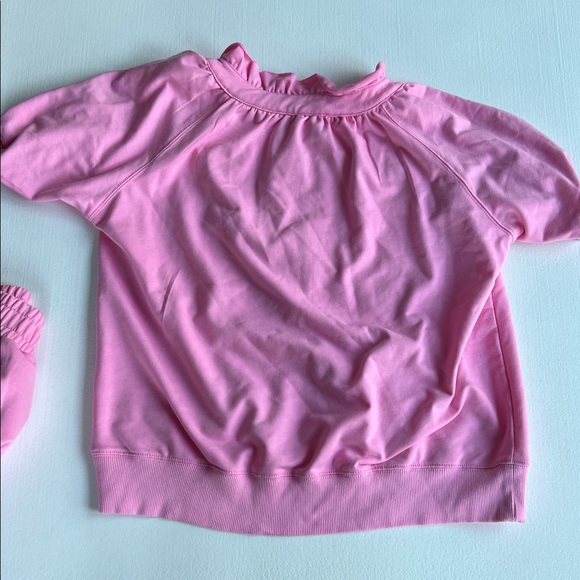 Pink Ruffled Casual Set - Picture 2 of 10